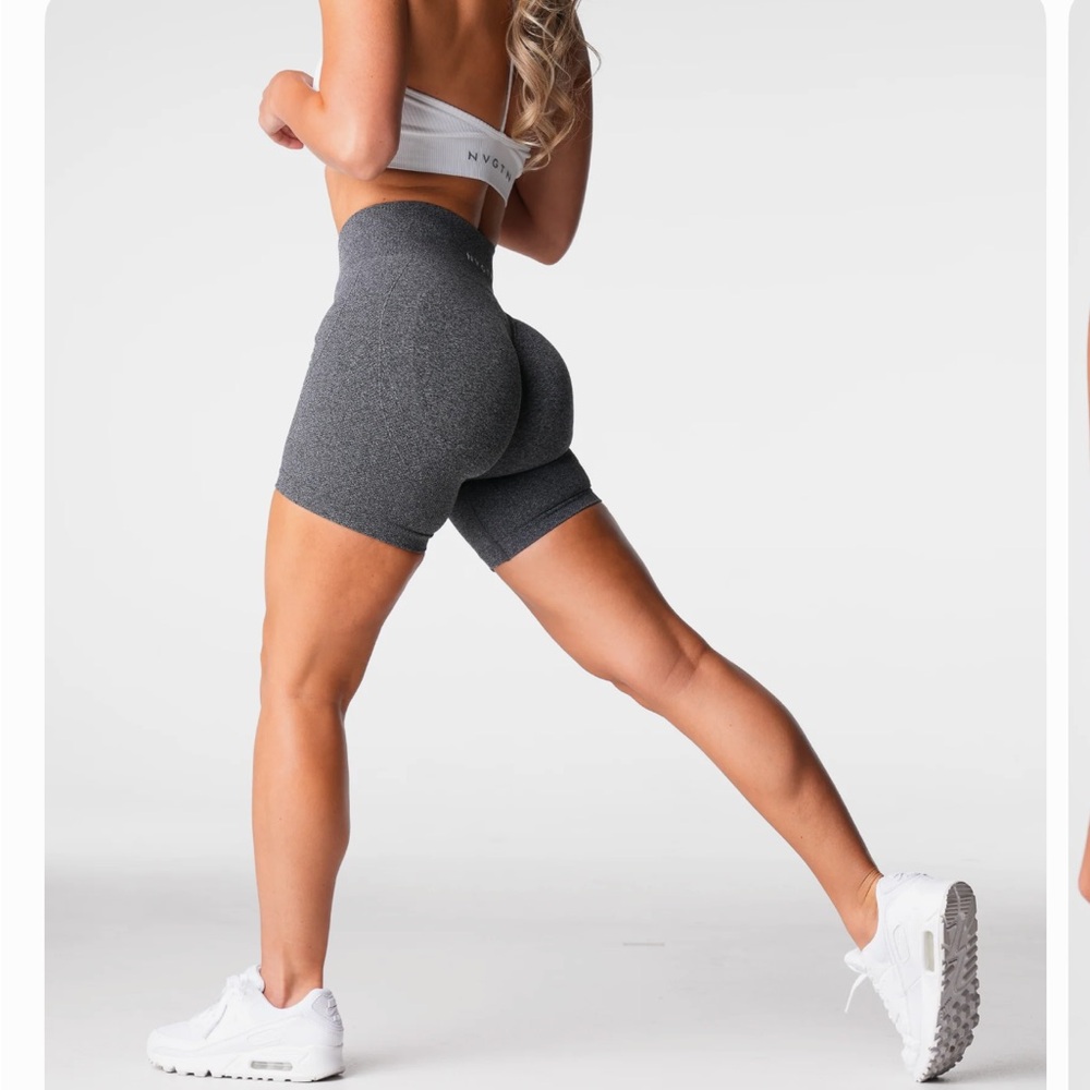 NWT NVGTN Black Speckled Seamless Shorts